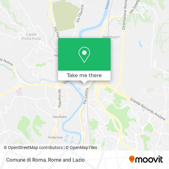 Comune di Roma map