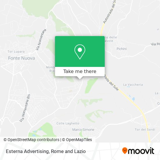 Esterna Advertising map