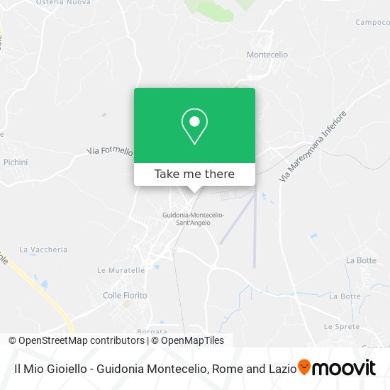 Il Mio Gioiello - Guidonia Montecelio map