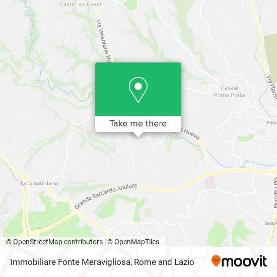 Immobiliare Fonte Meravigliosa map