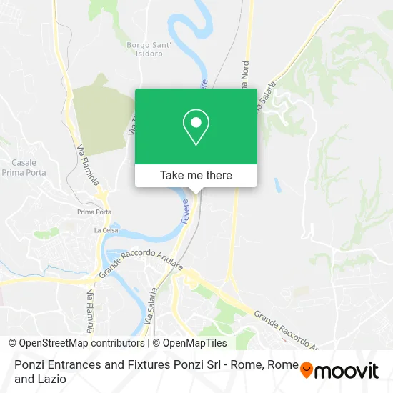 Ponzi Entrances and Fixtures Ponzi Srl - Rome map