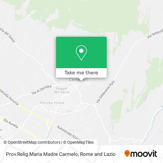 Prov.Relig.Maria Madre Carmelo map