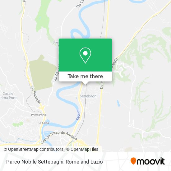 Parco Nobile Settebagni map