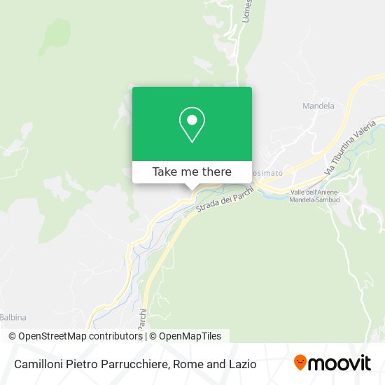 Camilloni Pietro Parrucchiere map