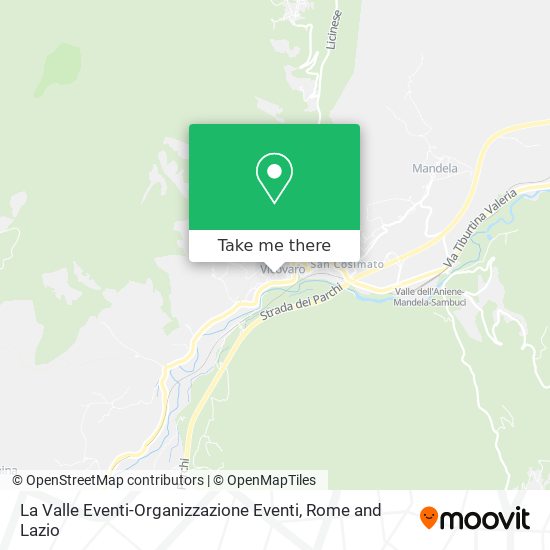 La Valle Eventi-Organizzazione Eventi map