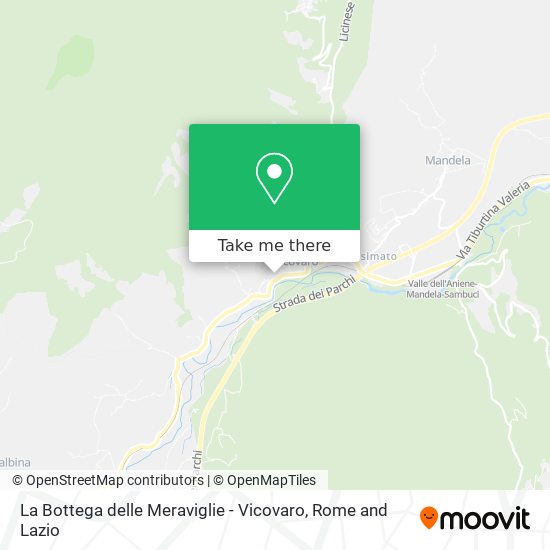 La Bottega delle Meraviglie - Vicovaro map