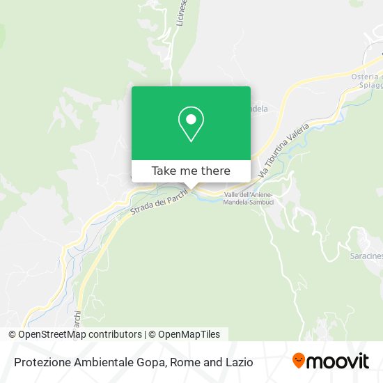 Protezione Ambientale Gopa map