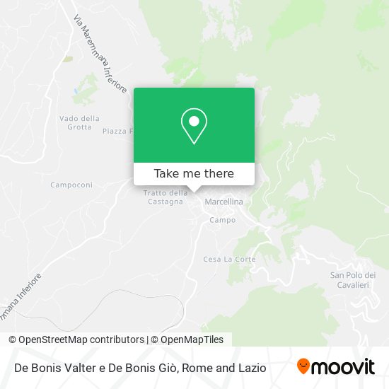 De Bonis Valter e De Bonis Giò map