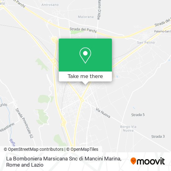 La Bomboniera Marsicana Snc di Mancini Marina map