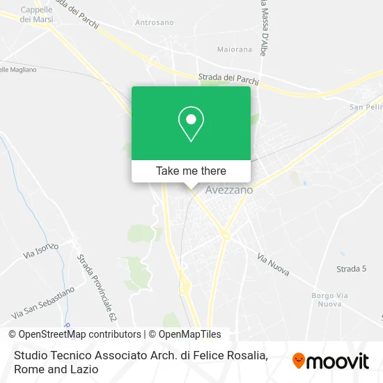 Associated Technical Studio Arch. di Felice Rosalia map