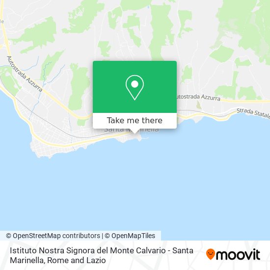 Istituto Nostra Signora del Monte Calvario - Santa Marinella map