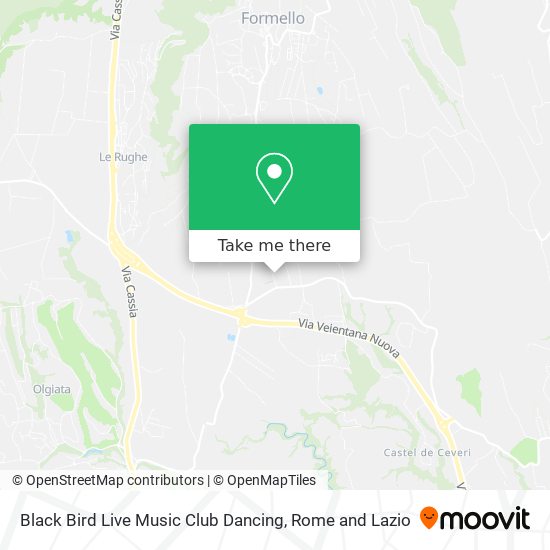 Black Bird Live Music Club Dancing map