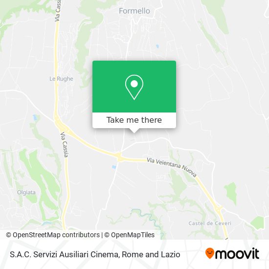S.A.C. Servizi Ausiliari Cinema map