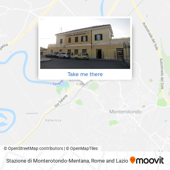 Stazione di Monterotondo-Mentana map
