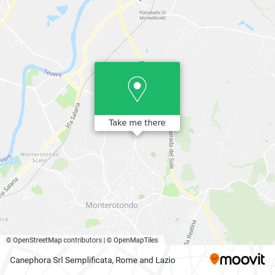 Canephora Srl Semplificata map