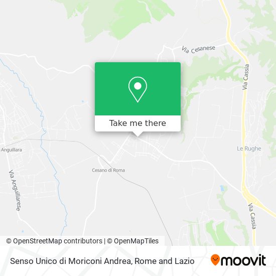 Senso Unico di Moriconi Andrea map