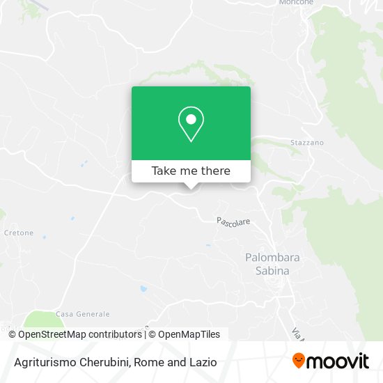 Agriturismo Cherubini map