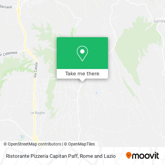 Ristorante Pizzeria Capitan Paff map