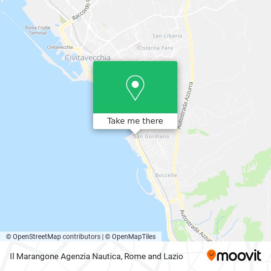 Il Marangone Agenzia Nautica map