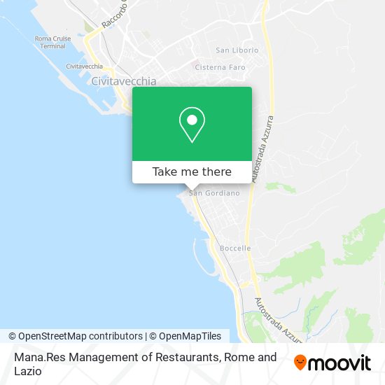 Mana.Res Management of Restaurants map