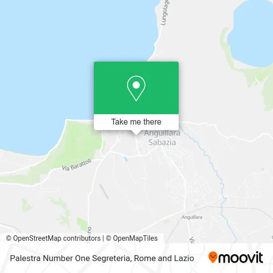 Palestra Number One Segreteria map