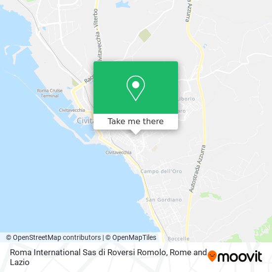 Roma International Sas di Roversi Romolo map