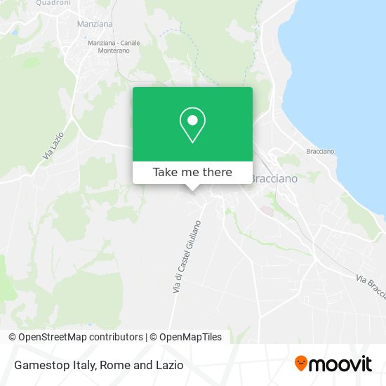 Gamestop Italy map