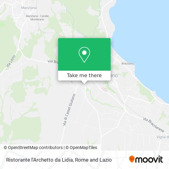 Ristorante l'Archetto da Lidia map