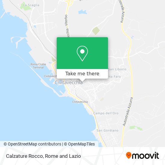 Calzature Rocco map