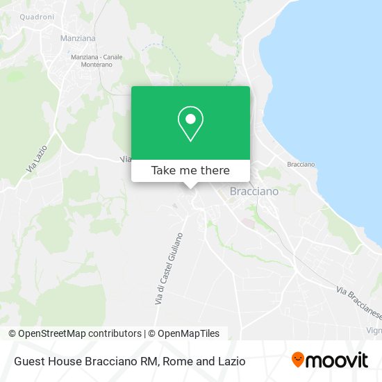 Guest House Bracciano RM map