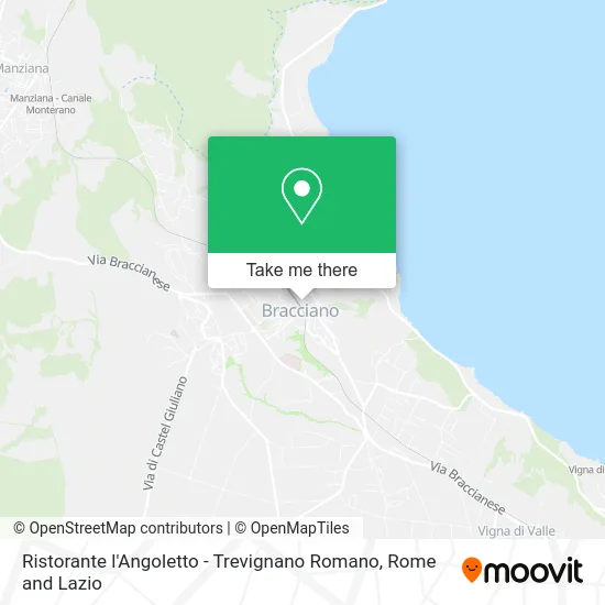 Ristorante l'Angoletto - Trevignano Romano map