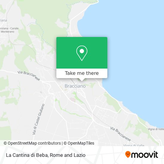 La Cantina di Beba map