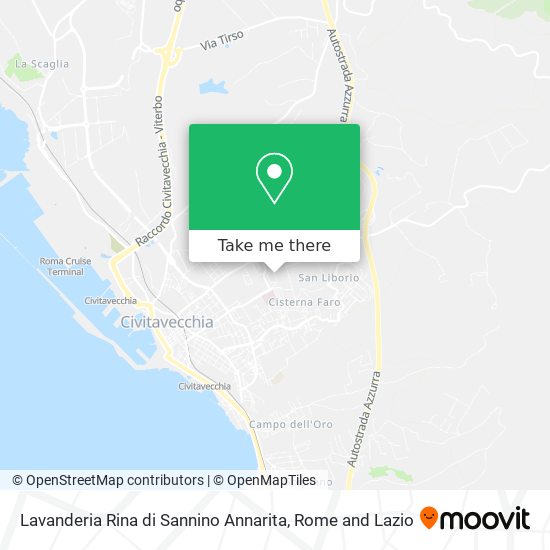 Lavanderia Rina di Sannino Annarita map