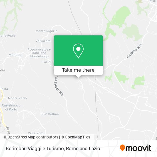 Berimbau Viaggi e Turismo map