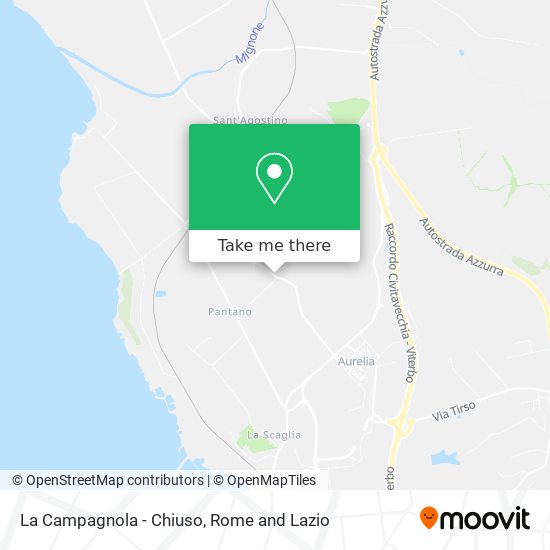 La Campagnola - Chiuso map