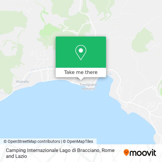 Camping Internazionale Lago di Bracciano map