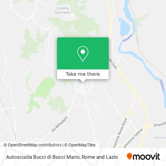 Autoscuola Bucci di Bucci Mario map