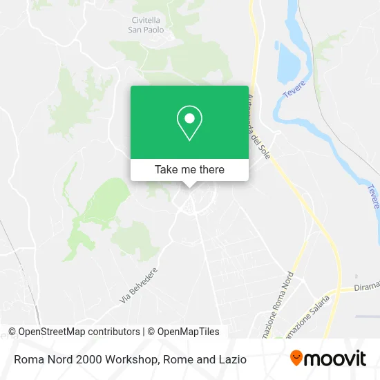 Roma Nord 2000 Workshop map
