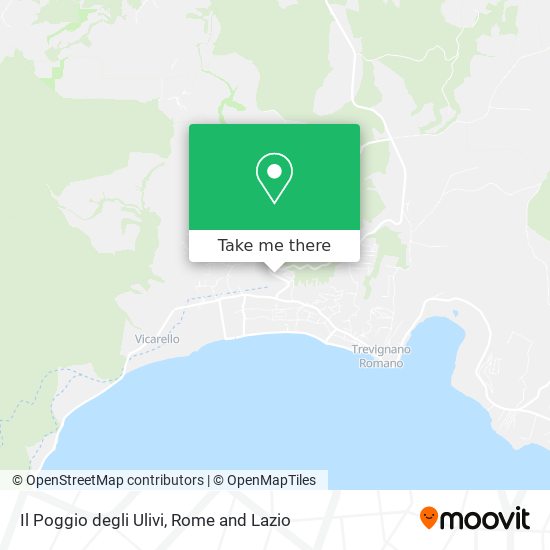 Il Poggio degli Ulivi map