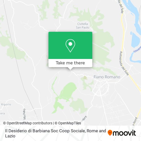 Il Desiderio di Barbiana Soc Coop Sociale map