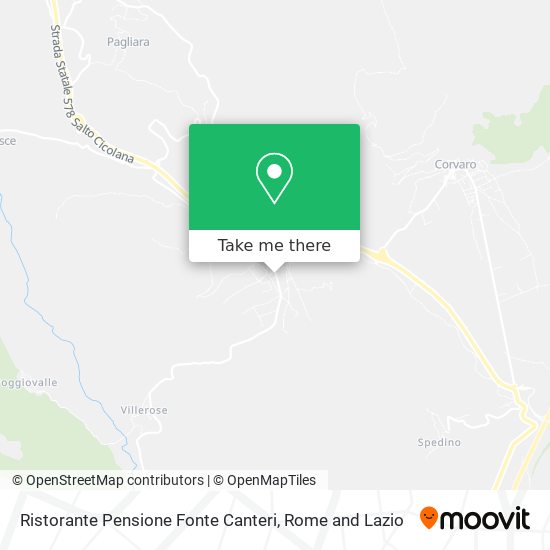 Ristorante Pensione Fonte Canteri map