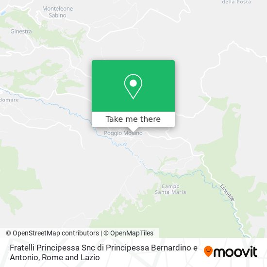Fratelli Principessa Snc di Principessa Bernardino e Antonio map