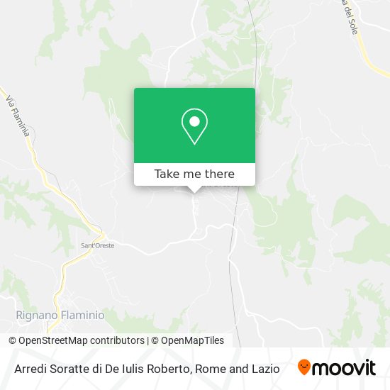 Arredi Soratte di De Iulis Roberto map