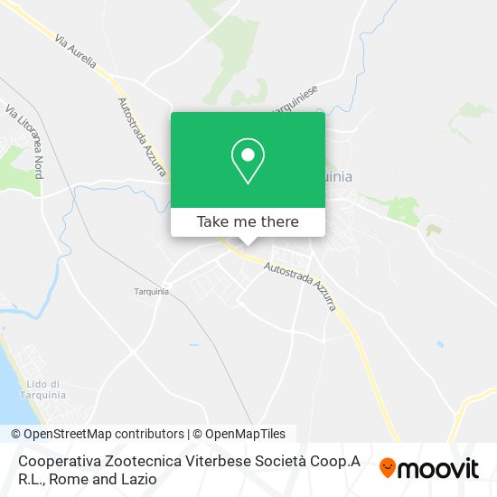 Cooperativa Zootecnica Viterbese Società Coop.A R.L. map
