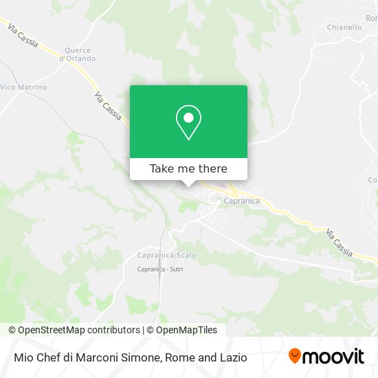 Mio Chef di Marconi Simone map