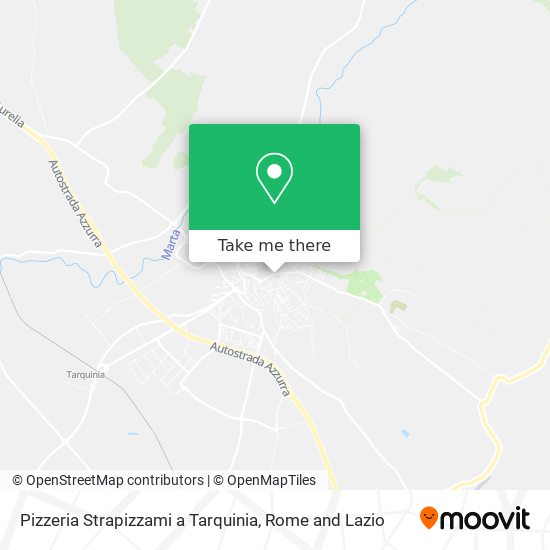 Pizzeria Strapizzami a Tarquinia map