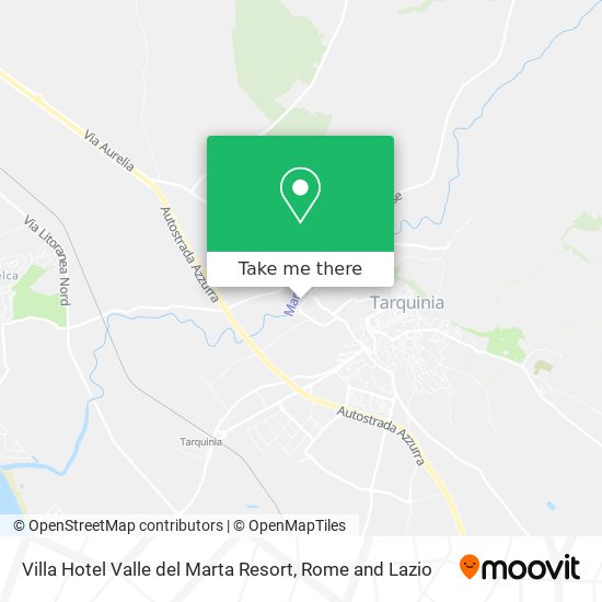 Villa Hotel Valle del Marta Resort map