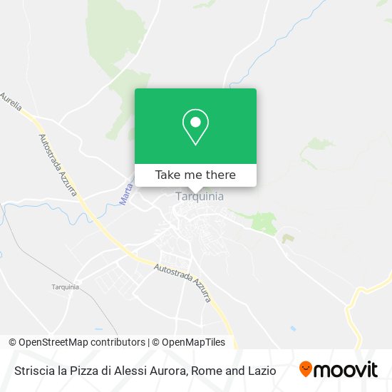 Striscia la Pizza di Alessi Aurora map