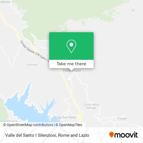Valle del Santo I Silenziosi map
