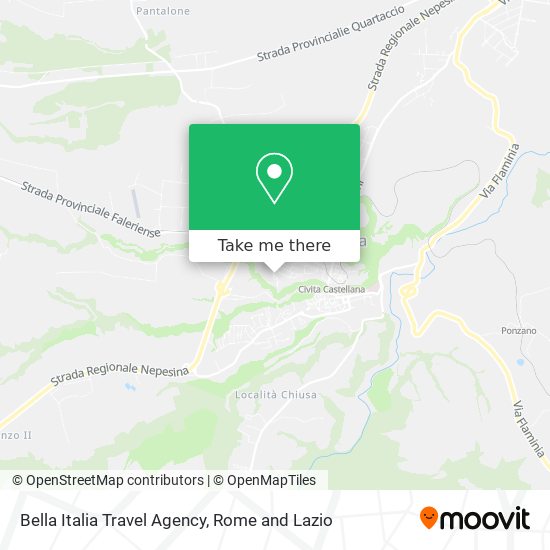 Bella Italia Travel Agency map